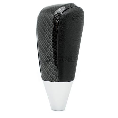SHIFTIN Leather and Carbon Fiber Gear Shift Knob for Toyota Land Cruiser 4Runner Sequoia Tundra and Lexus (Black Leather/Carbon Fiber Pattern) - Image 4