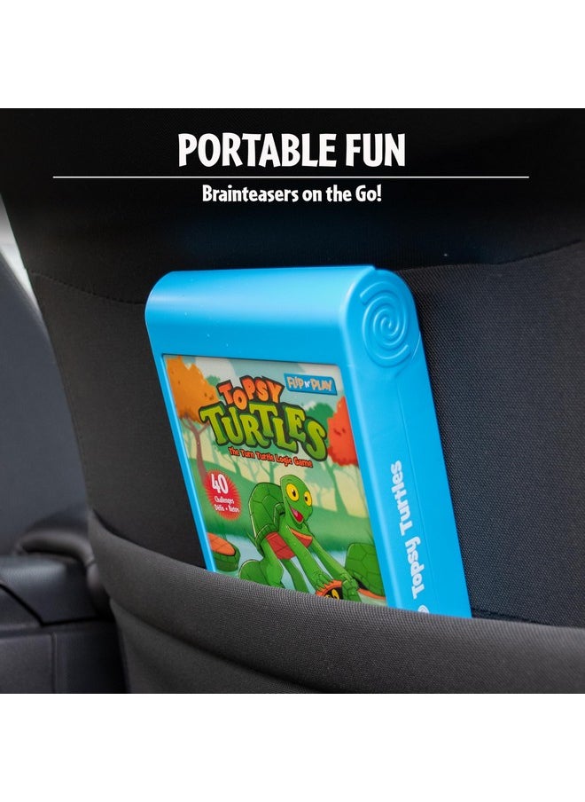 thinkfun ThinkFun Flip N' Play: Topsy Turtles Travel Logic Game for Road Trips, Plane Rides, and Vacations  - Image 2