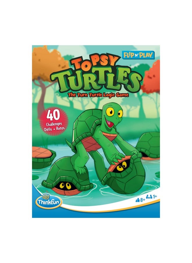 thinkfun ThinkFun Flip N' Play: Topsy Turtles Travel Logic Game for Road Trips, Plane Rides, and Vacations  - Image 5