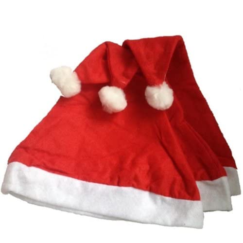 Evisha 8 Pcs Christmas Caps Santa Caps Charistmas caps For Tree Decoration X-Mass Caps Hats Santa Caps Santa Claus Caps - Image 5