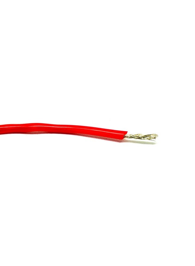 INVENTO 20mtr 18 AWG 0.75 sq.mm Durability 20A Tinned Copper Silicone Wire Flexible Red Cable 2.4mm Dia High Temperature for DIY