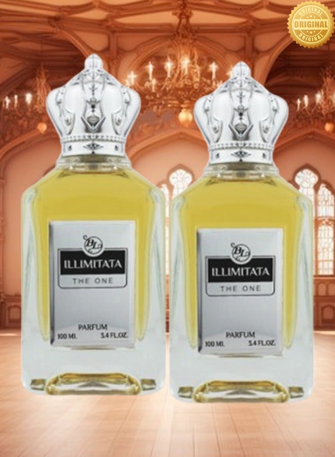 BL 2 Pieces Illimitata The One Perfume 100ml EDP - Image 1