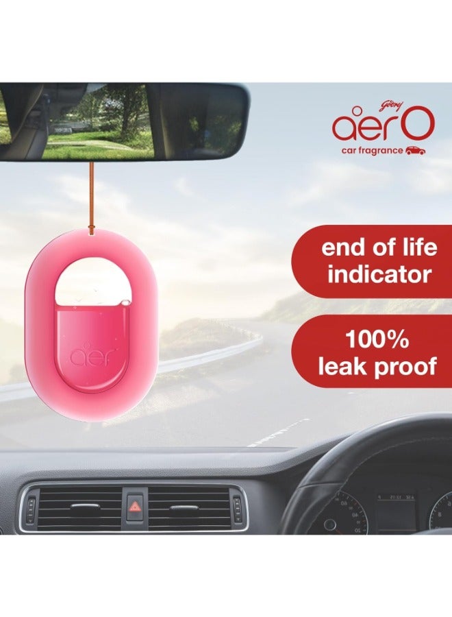 Godrej Aer O Rose Blossom Car Air Freshener Gel  - Image 5