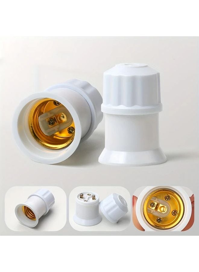 3 Pack Ceramic E27 Lamp Holder High Temp Resistant 500C Easy Installation - Image 2