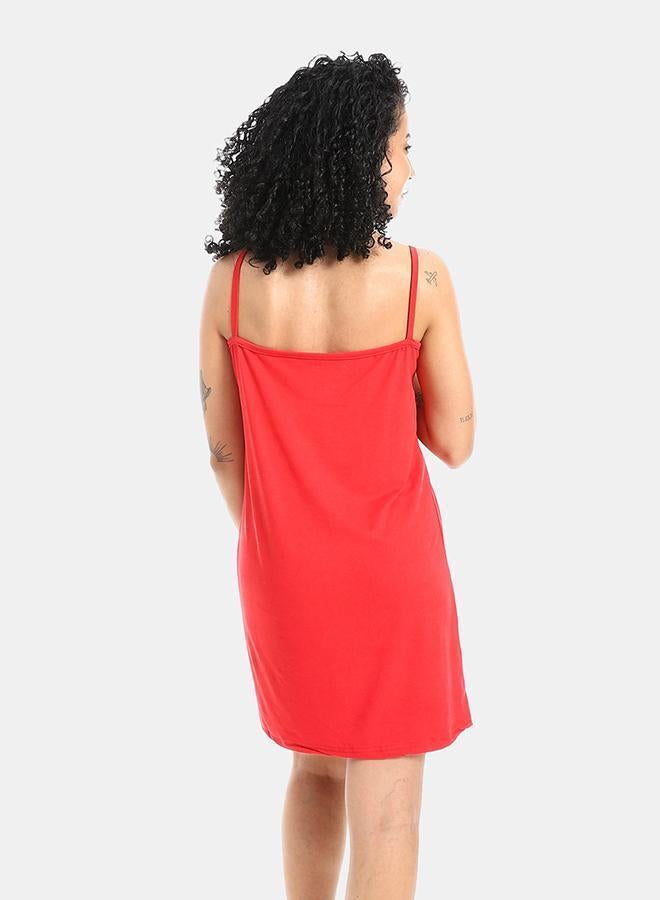 kady Red Short Luxe Comfort Sleepshirt - Image 3