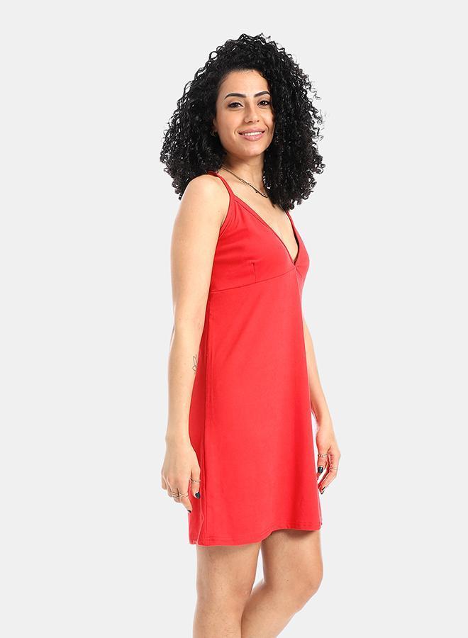 kady Red Short Luxe Comfort Sleepshirt - Image 2