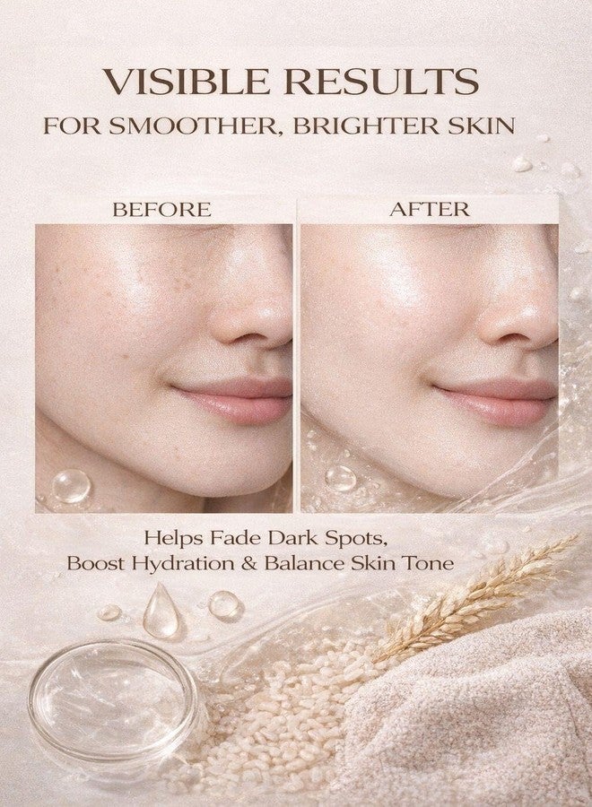 Relance Rélance Rice Yeast Pure Essential Toner, with Niacinamide, Alpha Arbutin & Hyaluronic Acid, All Skin Types, 6.76 fl oz - Image 3