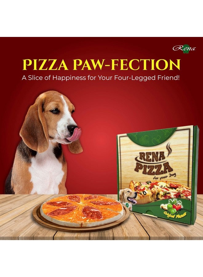 Rena Dog Pizza Treat Snacks, Chicken & Cheese Flavor, Delicious, Nutritious, Suitable For All Breeds, 12 Large Slices (Pack Of 3) - Image 2