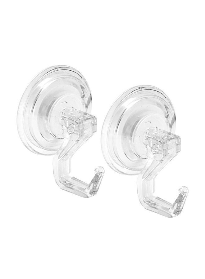 NIBEMINENT 2-Piece Suction Hook Set Clear  - Image 1