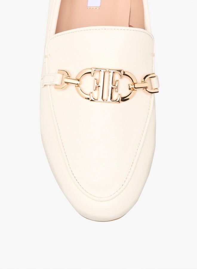 ELLE Women Logo Accent Slip-On Loafers - Image 4