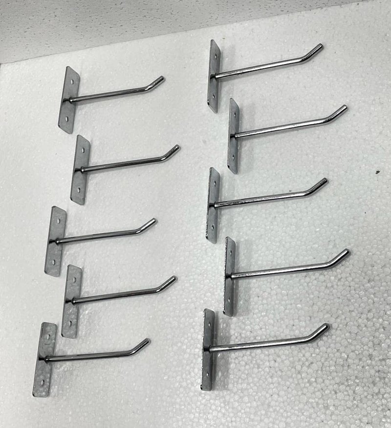 NC Pure and Heavy Duty Steel Display Wall Hooks for Mobile ShopShowroomBoutique Pack of 10 4 Inches 6mm Thickness 10  - Image 1