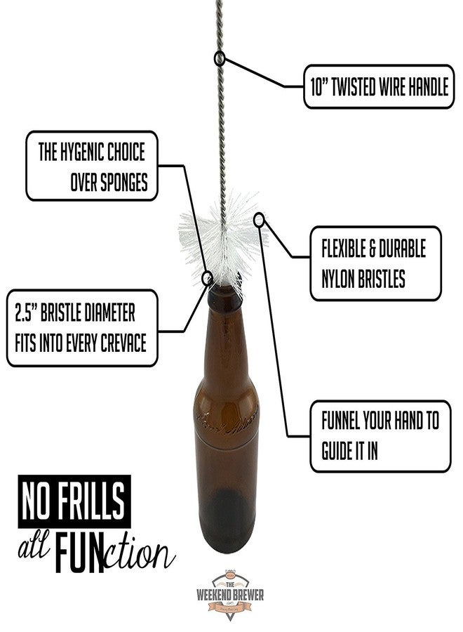 The Weekend Brewer 3pkBottleBrush Bottle Brush, 16" - Image 2