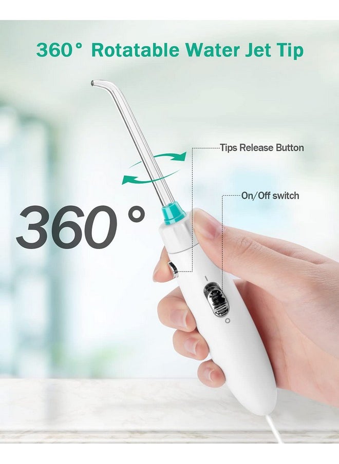 Initio Water Flosser Replacement Heads Standard And Functional Water Flosser Nozzles For High Pressure Replacement Jet Tips For Initio 600Ml Oral Irrigator 8 Pcs