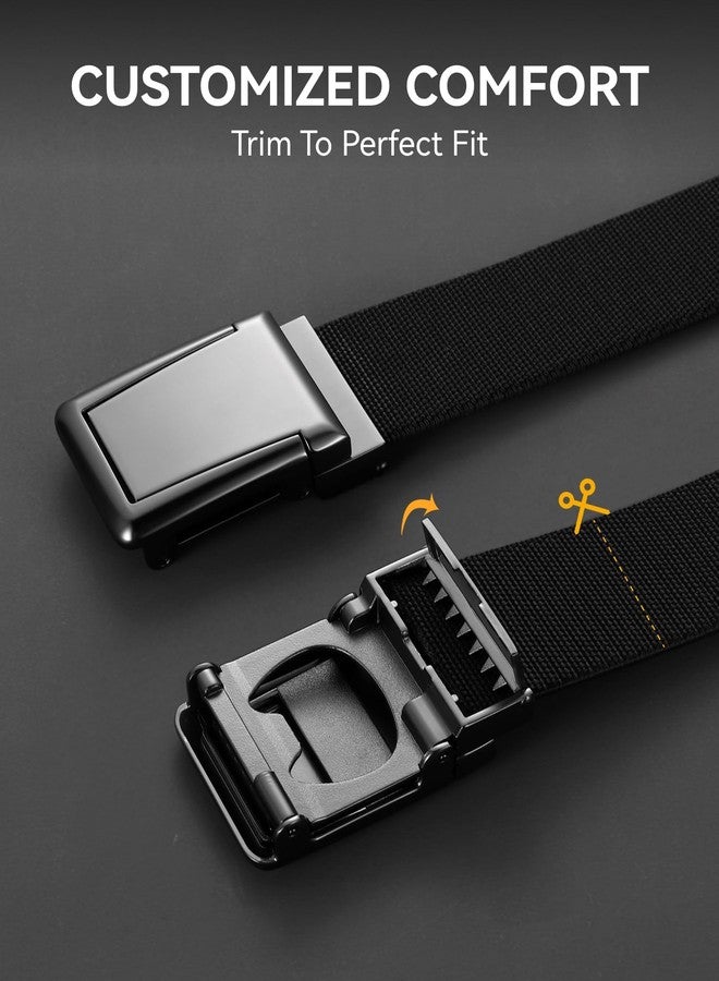 تشاورين حزام تكتيكي رجالي من تشاورين - حزام عمل من النايلون المطاطي بعرض 1.5 بوصة للرجال - إبزيم قلاب سريع الفتح للاستخدامات العسكرية الشاقة - Image 4