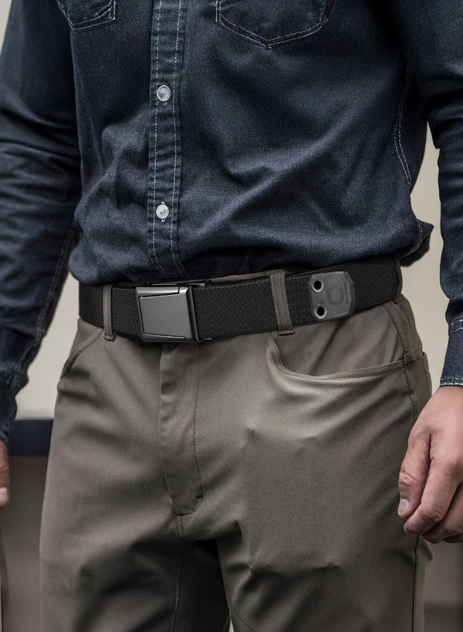 تشاورين حزام تكتيكي رجالي من تشاورين - حزام عمل من النايلون المطاطي بعرض 1.5 بوصة للرجال - إبزيم قلاب سريع الفتح للاستخدامات العسكرية الشاقة - Image 2