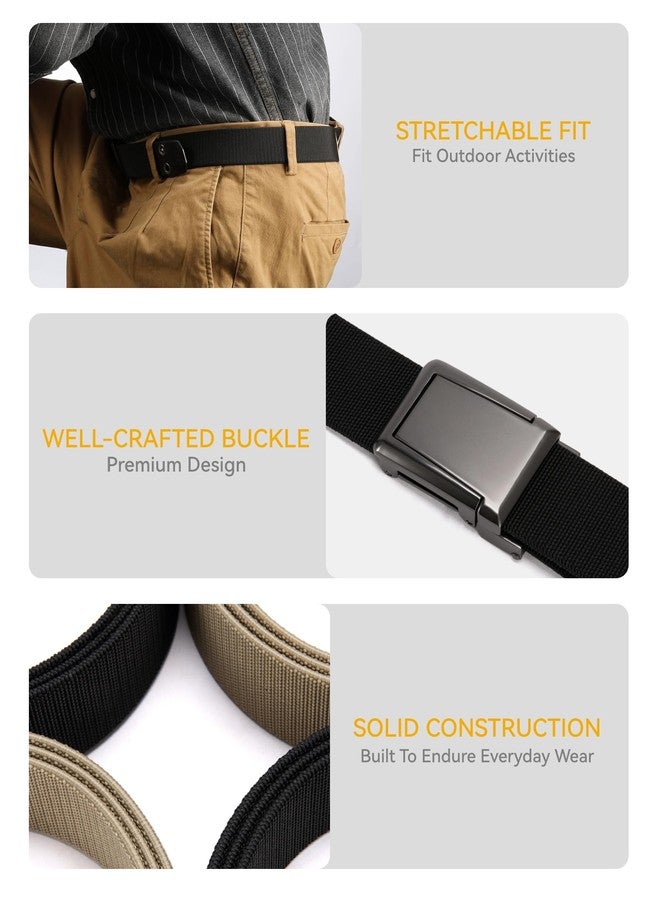 تشاورين حزام تكتيكي رجالي من تشاورين - حزام عمل من النايلون المطاطي بعرض 1.5 بوصة للرجال - إبزيم قلاب سريع الفتح للاستخدامات العسكرية الشاقة - Image 5