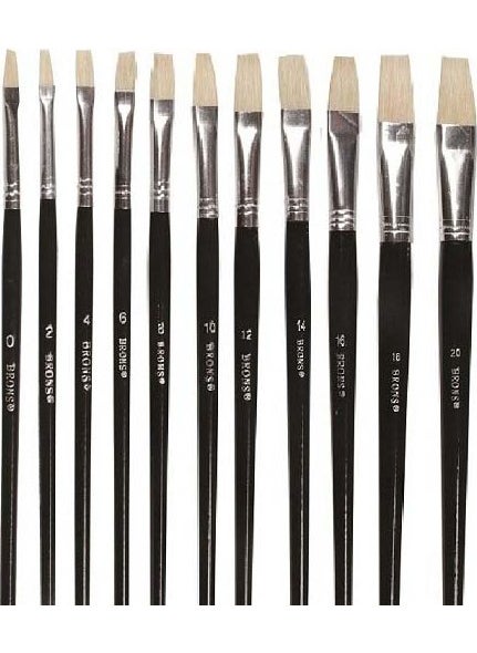 Brons Oil Paint Brush No:12 Br-516 
