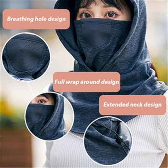 Augen Unisex's Balaclava (Face-Mask2_Grey - Image 4