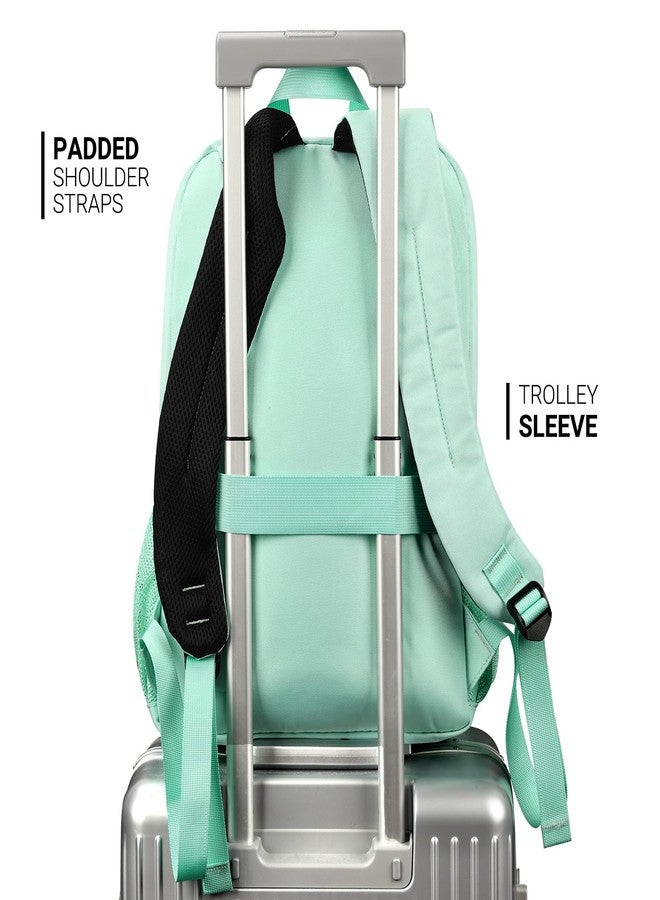 ZORFIN 26L Backpack for College, and Travel: Water Resistant Bookbag, Mint, 16.5 Inch - Image 5