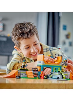 LEGO City Street Skate Park 60364 Building Toy Set; Fun Gift For Kids And Skating Fans Aged 6+; Includes A Skateboard, Bmx Bike, Scooter And In-Line Skates, Plus 4 Minifigures For Imaginative Role Play (454 Pieces)  - Image 2