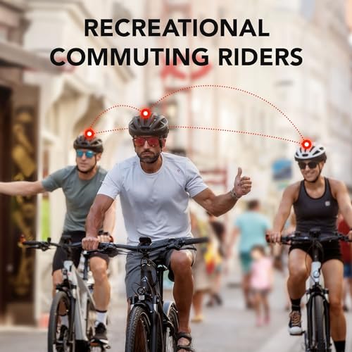 Sena R1 Smart Cycling Helmet (Electric Tangerine, Medium) - Image 2