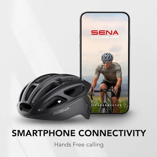 Sena R1 Smart Cycling Helmet (Electric Tangerine, Medium) - Image 3