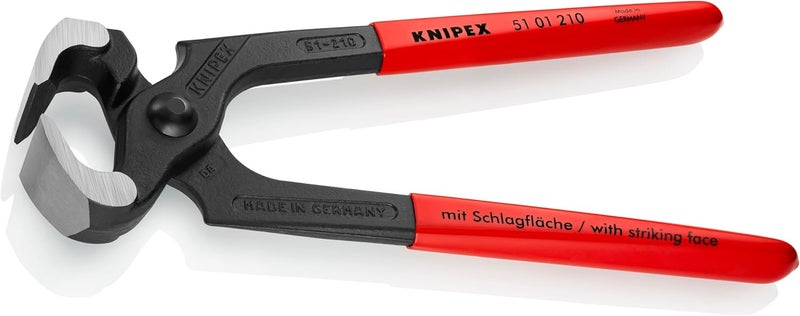 KNIPEX Carpenters' End Cut Pliers with Hammer Head Style - Image 3