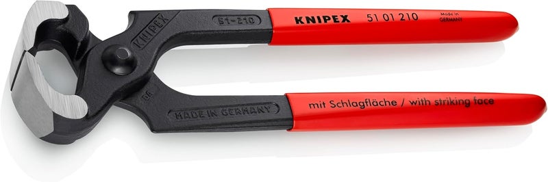 KNIPEX Carpenters' End Cut Pliers with Hammer Head Style - Image 2