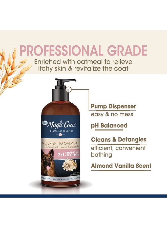 Four Paws Magic Coat Professional Series Nourishing Oatmeal 2 in 1 Dog Shampoo and Conditioner, 16 oz. - Image 3