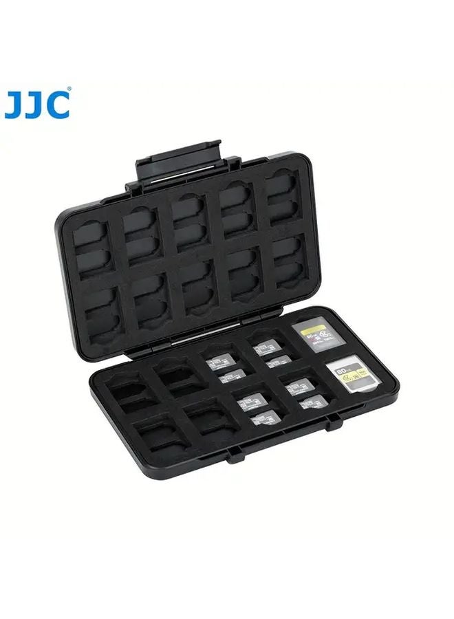 حافظة بطاقة ذاكرة بسعة كبيرة لـ 20 بطاقة CFexpress من النوع A و 40 بطاقة Micro SD - Image 1