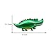 DYT 5PCS Alligator Foil Balloon Crocodile Mylar Balloon for Alligator Themed Birthday Party Decorations Jungle Animal Party Supplies - Image 4