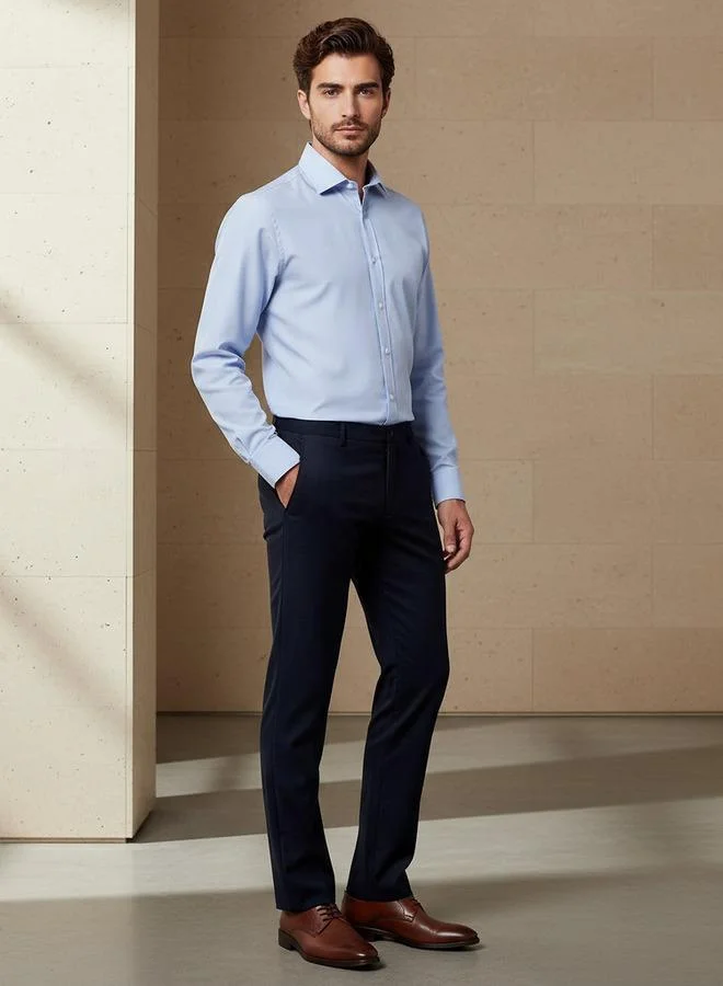 سبلاش فيڤ بنطلون رجالي رسمي بقصة ضيقة من قماش فاخر