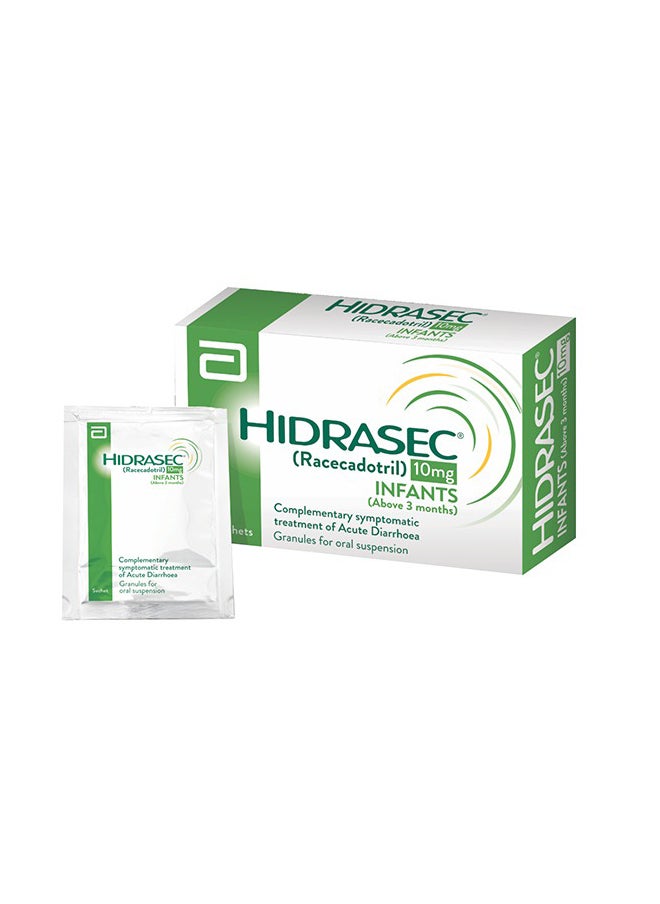 Hidrasec - Hidrasec 10mg 16 Sachets Infants - Image 1