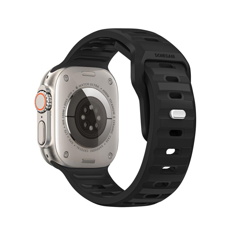 DONEGANI UC1 Sport Band for Apple Watch Bands Ultra 2 49mm, Series 10 46mm, 9 8 7 45mm 41mm, SE 6 5 4 44mm 40mm, 3 2 1 42mm 38mm Men Women iWatch, Strap Silicone - Image 2