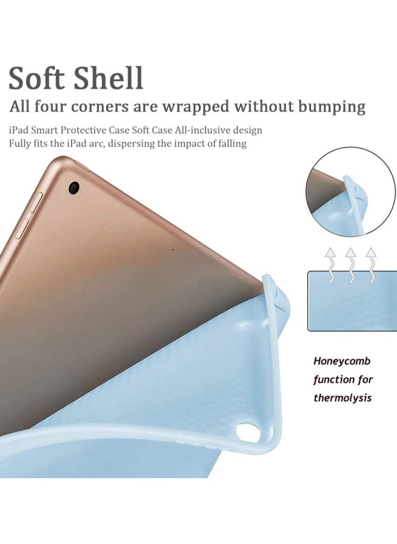 Case for iPad 6th/5th Generation 9.7-Inch, 2018/2017 Model Rebound Slim Smart Case with Built-in Pencil Holder, Strong Magnetic Trifold Stand and Auto Sleep/Wake Fit iPad 9.7 Inch - Image 4