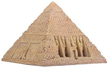 SUMMIT COLLECTION Egyptian Sandstone Pyramid Box Collectible Egypt Decoration Container