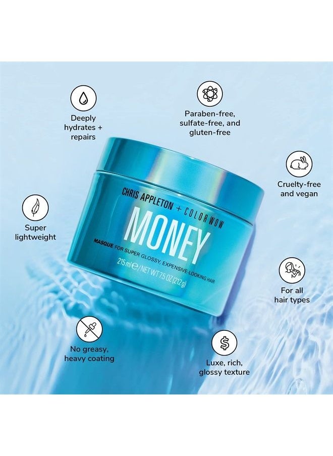 Color Wow Color Wow Money Masque – Deep hydrating conditioning treatment created with celebrity stylist Chris Appleton; Hydrates,repairs,silkens all hair types,color-treated,dry,damaged,curly,fine; Vegan  - Image 2