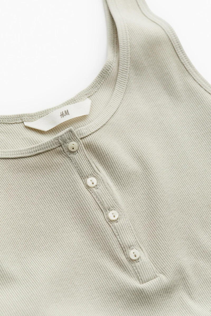 H&M Ribbed Vest Top
