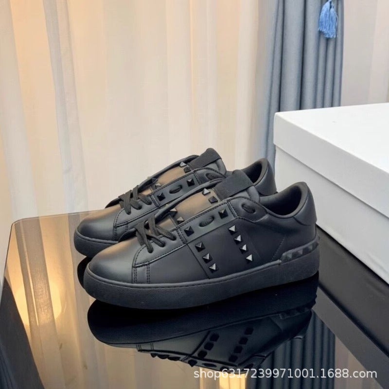 Breathable Sneakers Casual Men'S Shoes White Shoes Men'S Single-Layer Shoes Rivet European Fashion Shoes Women'S Shoes - Image 5