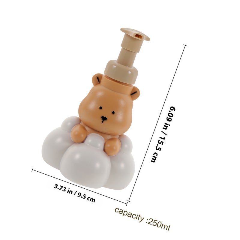 Small Pump Bottle, Portable Foam Dispenser for Hand and Dish Soap, Durable Design - Image 2