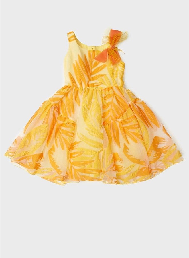 Lia Lea Girl Yellow Dress - Image 4