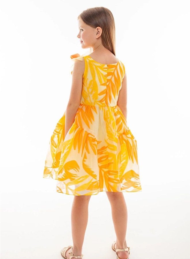 Lia Lea Girl Yellow Dress - Image 3