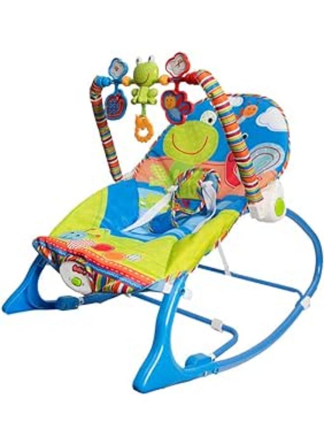 Generic Infant To Toddler Rocker Seat, 18 Kg, Three-Point Restraint Holds Baby Securely In Place, Multicolor, 2725607995242 