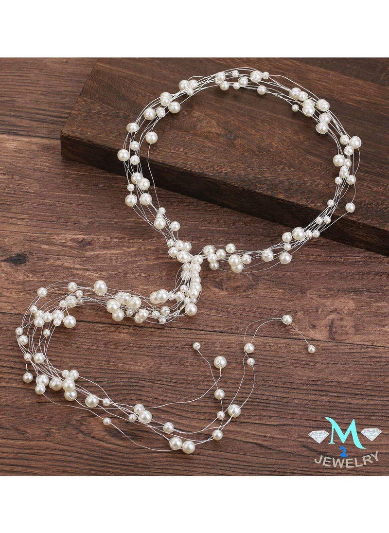 Generic - Hairpieces are hair accessories for women and girls, suitable for brides and all occasions. - Image 1