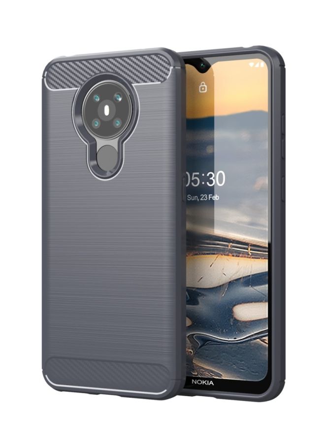NIBEMINENT Protective Case Cover for Nokia 5.3 Grey 