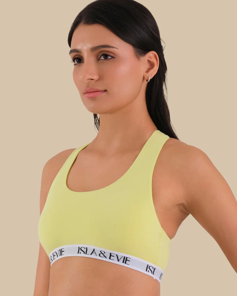 ايسلا اند ايفي Isla & Evie Trendy Daiquiri Green Bra Top