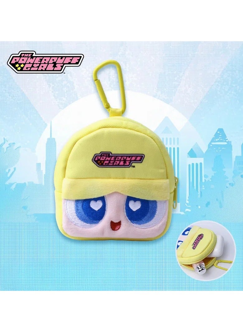 General Powerpuff Girl peripherals plush headphone bags pendants cute cartoon storage small bags dolls and coin purses  - Image 1