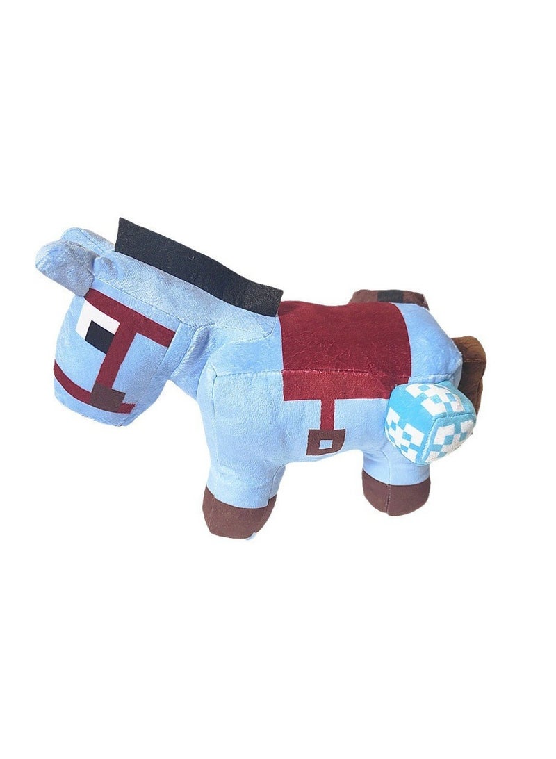 عام ألعاب ماينكرافت القطيفة، دمى الحصان، دمى خرقة، مناسبة لهدايا أعياد الميلاد والعطلات للمعجبين والأطفال