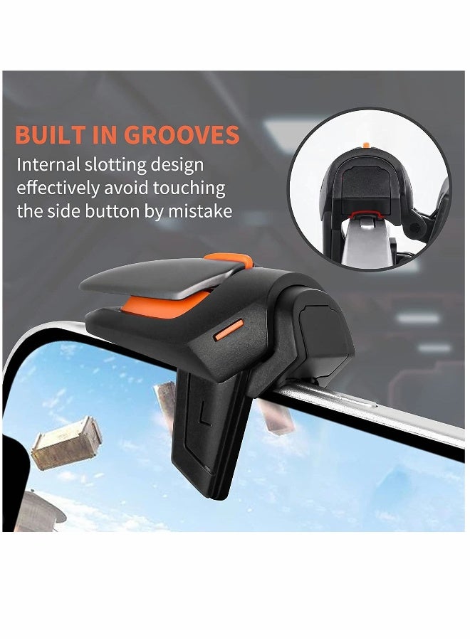 م-trigger المحمول لكونسول ألعاب PUBG ملحقات ألعاب الجوال أوتار حساسة للتصويب وإطلاق النار وحدة تحكم ألعاب الهاتف المحمول لألعاب PUBG وFortnite وCall of Duty Mobile مجموعة من زوج واحد