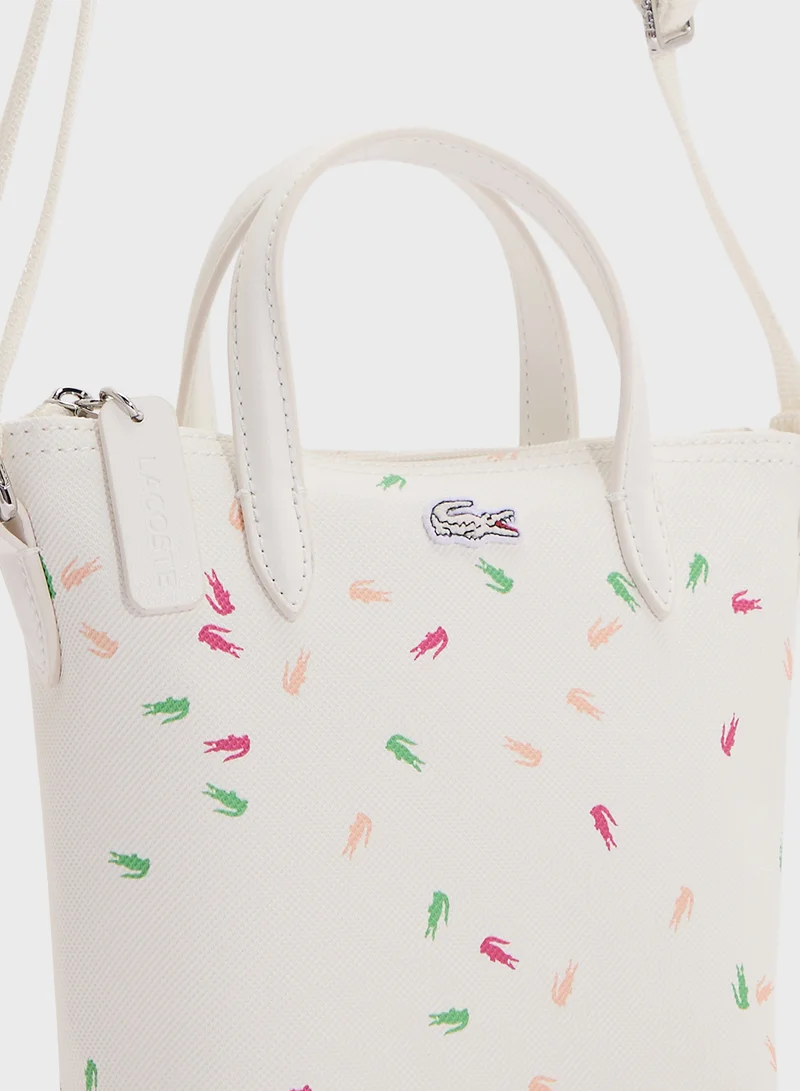 LACOSTE Essentials Top Handle Zip Over Tote